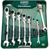Ratcheting Combination Wrench, 12 Point, 1-1/2", Chrome Finish Fastek