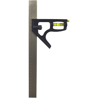 &eacute;querre combin&eacute;e pouces/m&eacute;trique, 12" lo, 1/8"/1/16"/1/32"/1 mm Graduations, Acier inoxydable, Ordinaire Fastek