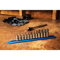 Jeu de douilles m&eacute;triques, Hexagonale, Prise 3/8", 12 mrcx Fastek