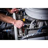 12-Point Long Pattern Wrench Set with Tool Roll, Combination, 15 Pieces, Imperial Fastek