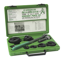 Knockout Kit with Ratchet and SlugBuster<sup>®</sup> Punches TP045 | Fastek