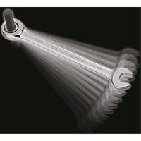 72-Tooth 12 Point Ratcheting SAE Wrench Set, Combination, 5 Pieces, Imperial Fastek