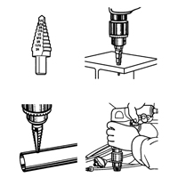 Step Drills, 1/32" Increments Fastek