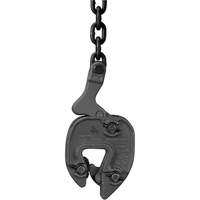 GX Plate Clamp with Chain Connector, 1000 lbs. (0.5 tons), 1/16" - 5/16" Jaw Opening TQB418 | Fastek