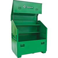 Jobsite Chest, 36" W x 30" D x 48" H, Green Fastek