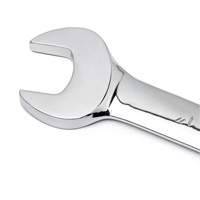 72-Tooth 12 Point Reversible Ratcheting SAE Wrench Set with Tool Roll, Combination, 7 Pieces, Imperial Fastek