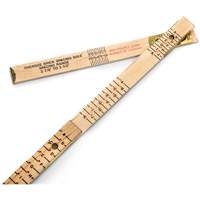 Red End&reg; Oversized Brick Mason Rule, 6' L, Wood, 1/16" Graduations Fastek