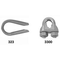 Wire Rope Clips with Thimble Set Fastek