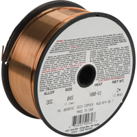 Welding Wire, Deoxidized Copper, 0.035" Diameter Fastek