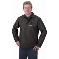 Flame Retardant Jacket, Cotton, 5X-Large, Black TTV004 | Fastek