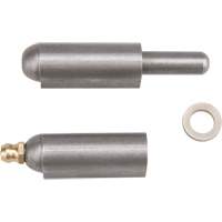 Weld-On Hinge, 0.512" Dia. x 3.15" L, Mild Steel w/Fixed Steel Pin Fastek