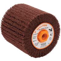 Blendex Surface Conditioning Drum, 4-1/4" Dia. x 4" W, 5/8"-11 Arbor, Medium Grit Fastek