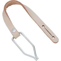 Handline with Thong Clip, Leather, Beige Fastek