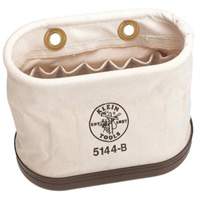 Aerial Oval Bucket, Canvas, 15 Pockets, Natural Fastek