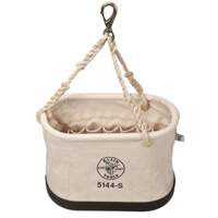 Oval Bucket, Canvas, 15 Pockets, Natural Fastek