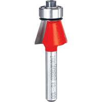Router Bit - Chamfer Bit, 23/32" Dia., 1/4" Shank Fastek