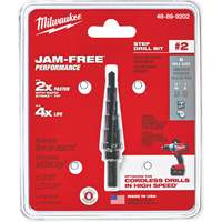 Foret &eacute;tag&eacute; no 2, 3/16" - 1/2", Incr&eacute;ments de 1/16", Acier rapide Fastek