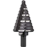 Foret &eacute;tag&eacute; no 5, 1/4" - 1-3/8", Incr&eacute;ments de 1/8", Acier rapide Fastek