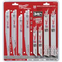 Jeu de lames de d&eacute;molition et &agrave; trait de scie &eacute;troit Sawzall Fastek