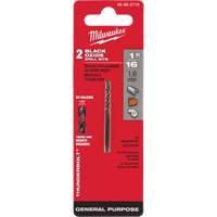 Thunderbolt&reg; Jobber Drill Bit, High Speed Steel, 1/16", 1-7/8" L, 7/8" Flute, 135° Point Angle Fastek