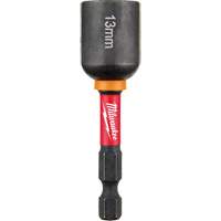 Tourne-&eacute;crou Shockwave Impact Duty, Embout 1/4", Prise 13 mm, 2-9/16" lo, Magn&eacute;tique Fastek
