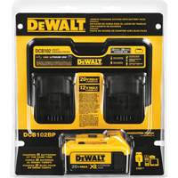 Borne de recharge pour chantier et bloc-piles 4,0 Ah, 12 V/20 V, Lithium-ion Fastek