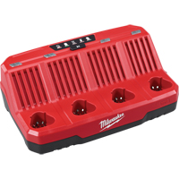 M12 Four Bay Sequential Charger, 12 V, Lithium-Ion Fastek