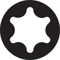 Sixpac Plus Multi-Bit Screwdriver -Replacement Bit, Torx, 6, 1/4" Drive Fastek