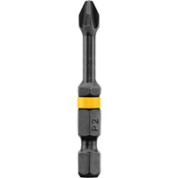 Dewalt 2" Phillips #2 Impact Ready&reg; Bit, Phillips, #2 Tip, 1/4" Drive Size, 2" Length Fastek