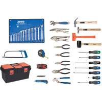 Deluxe Tool Set with Plastic Tool Box, 56 Pieces TYP012 | Fastek
