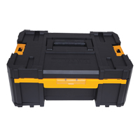 TSTAK&reg; III Tool Box with Single Deep Drawer, 16-3/4" x 12-1/4" x 6-7/8", Black Fastek