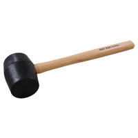 Maillet en caoutchouc, 28 oz, Prise en Bois, 16-3/4" lo Fastek