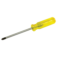 Phillips Screwdriver, #3, 10" L, Plastic Handle Fastek