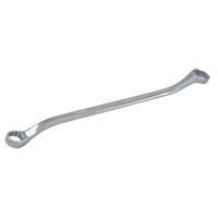 Box End Wrench, 12 Point, 8/9 mm, 15° Offset, Chrome Finish Fastek