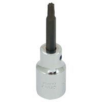 Socket, Torx&reg;, T-27 x 3" L, 1/2" Square Drive Drive Fastek