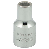 Douille, 3/16", Prise 1/4", 12 pans Fastek