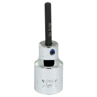 Bit Socket, 3/8" x 2-1/4" L, 3/8" Drive Fastek