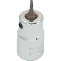 Bit Socket, Torx&reg;, T7 x 2-1/8" L, 3/8" Drive Fastek
