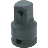 Adapter, Impact, 3/8" Drive, 1/2" Socket, 1.375" L Fastek