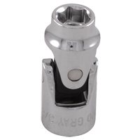 Universal Joint Socket , 3/8" Drive, 6 Points Fastek