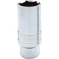 Spark Plug Socket, 3/8" Drive, 13/16" Socket, 1-1/10" L Fastek
