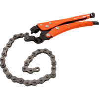 Locking Chain Clamp Pliers, 10" Length, Omnium Grip Fastek