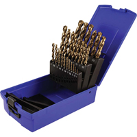 Drill Bit Set, 25 Pieces, High Speed Cobalt Fastek