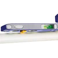 250 Series Heavy-Duty Torpedo Level, 9" L, Aluminum, 4 Vials, Magnetic Fastek