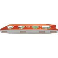 Torpedo Billet Level, 8" L, Aluminum, 4 Vials, Magnetic Fastek