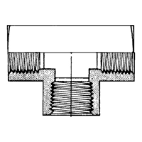 Raccord En T&eacute; Femelle, Laiton, 1/8" Fastek