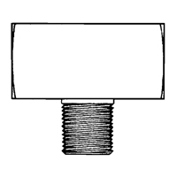 Jonction En T&eacute; M&acirc;le, Laiton, 1/8" Fastek
