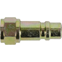 Quick Couplers - 1/2" Industrial, One Way Shut-Off - Plugs, 3/8" Fastek