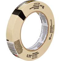 Scotch&reg; Contractor Grade Masking Tape 2020, 18 mm (3/4") x 55 m (180'), Beige Fastek