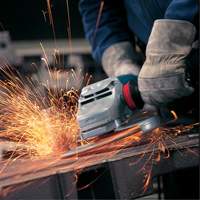 Large Angle Grinder with Rat Tail Handle, 7", 120 V, 15 A, 6500 RPM Fastek